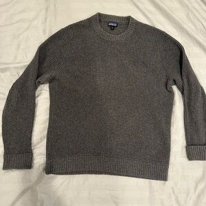 Patagonia Men's Gray Sweater - Recycled Wool
